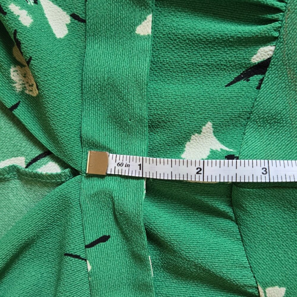 Pretty Green Midi-Dress, Retro 40's styling, Size 18 (fits a size 16) - Picture 5 of 14